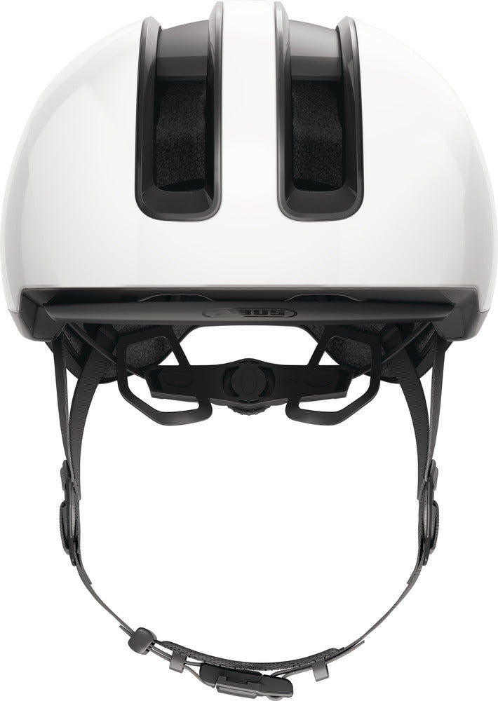 ABUS Hud-Y Ace - Fahrradhelm shiny white