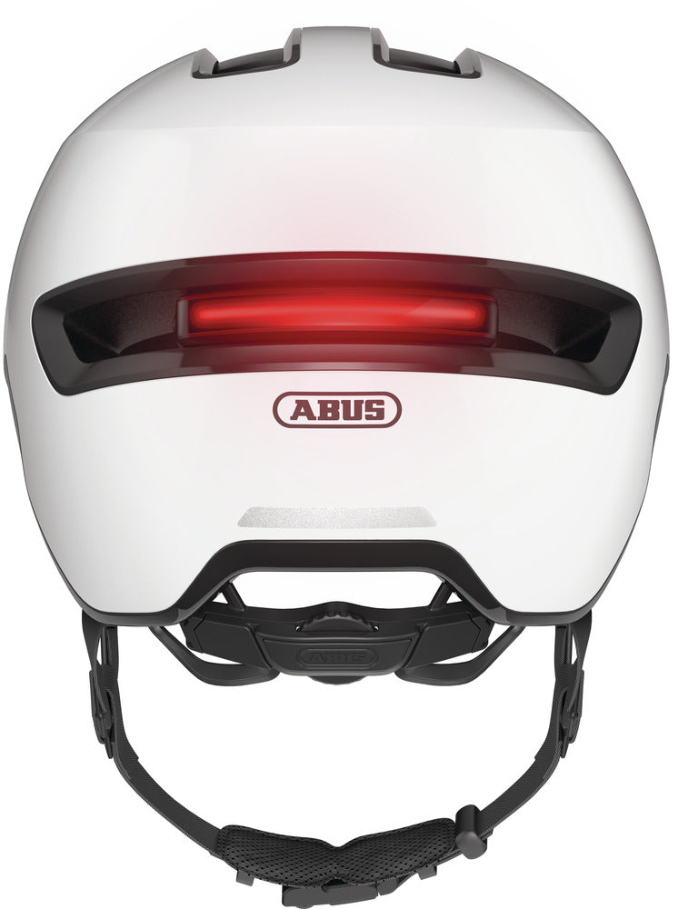 ABUS Hud-Y Ace - Fahrradhelm shiny white