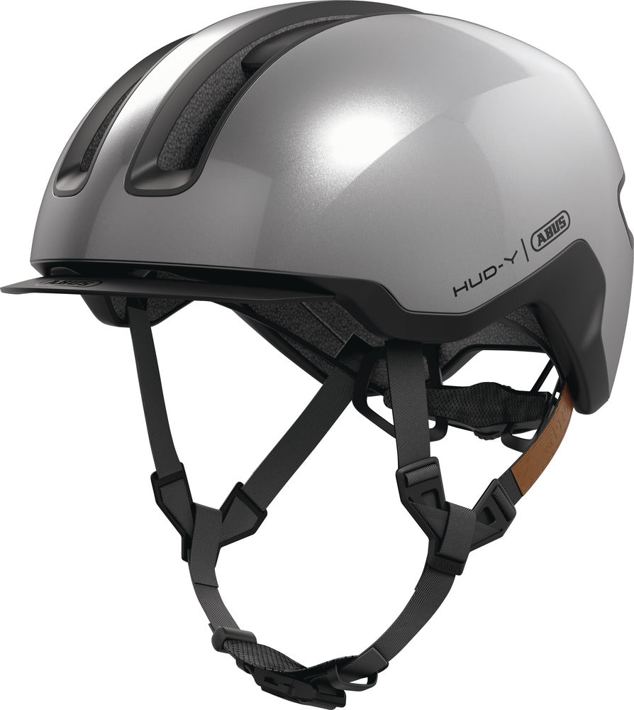 ABUS Hud-Y Ace - Fahrradhelm gleam silver