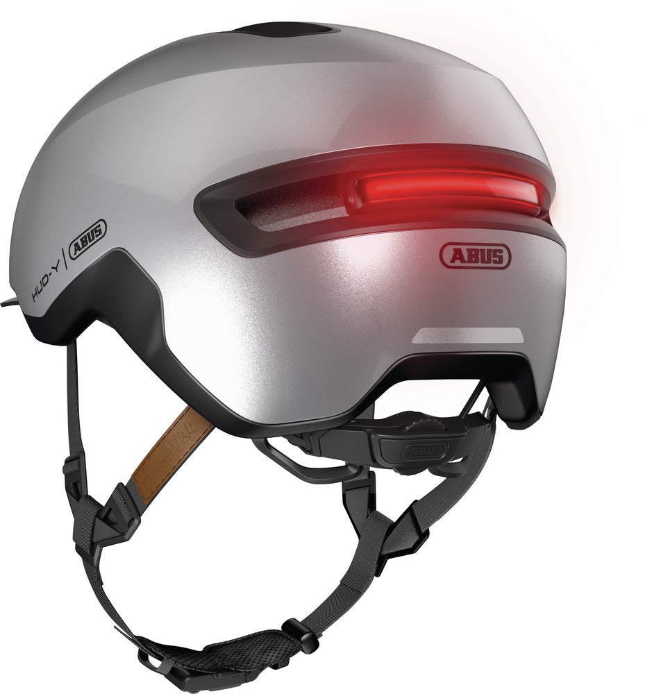 ABUS Hud-Y Ace - Fahrradhelm gleam silver