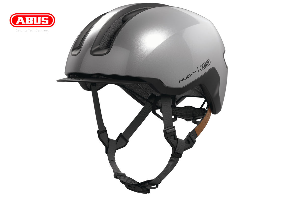 ABUS Hud-Y Ace - Fahrradhelm gleam silver