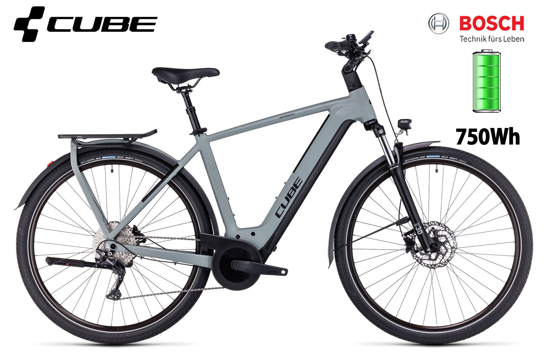 Cube Kathmandu Hybrid ONE 750 swampgrey´n´black