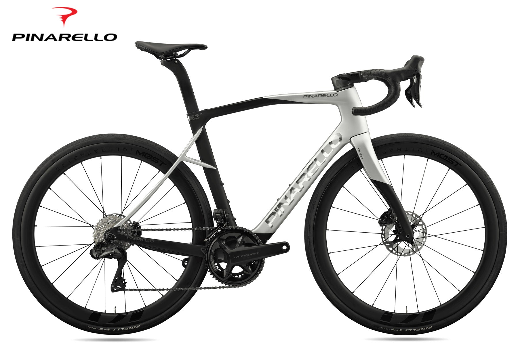 Pinarello X7 Disc Shimano Ultegra 2x12 Saturn silver