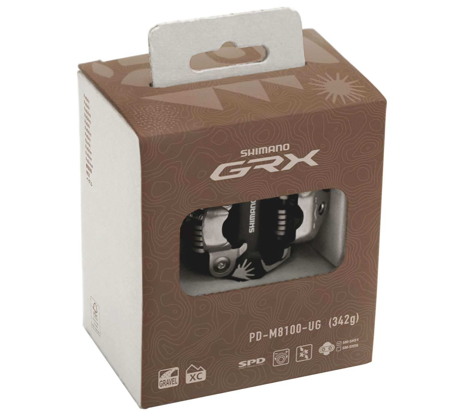 Shimano GRX PD-M8100-UG Pedale