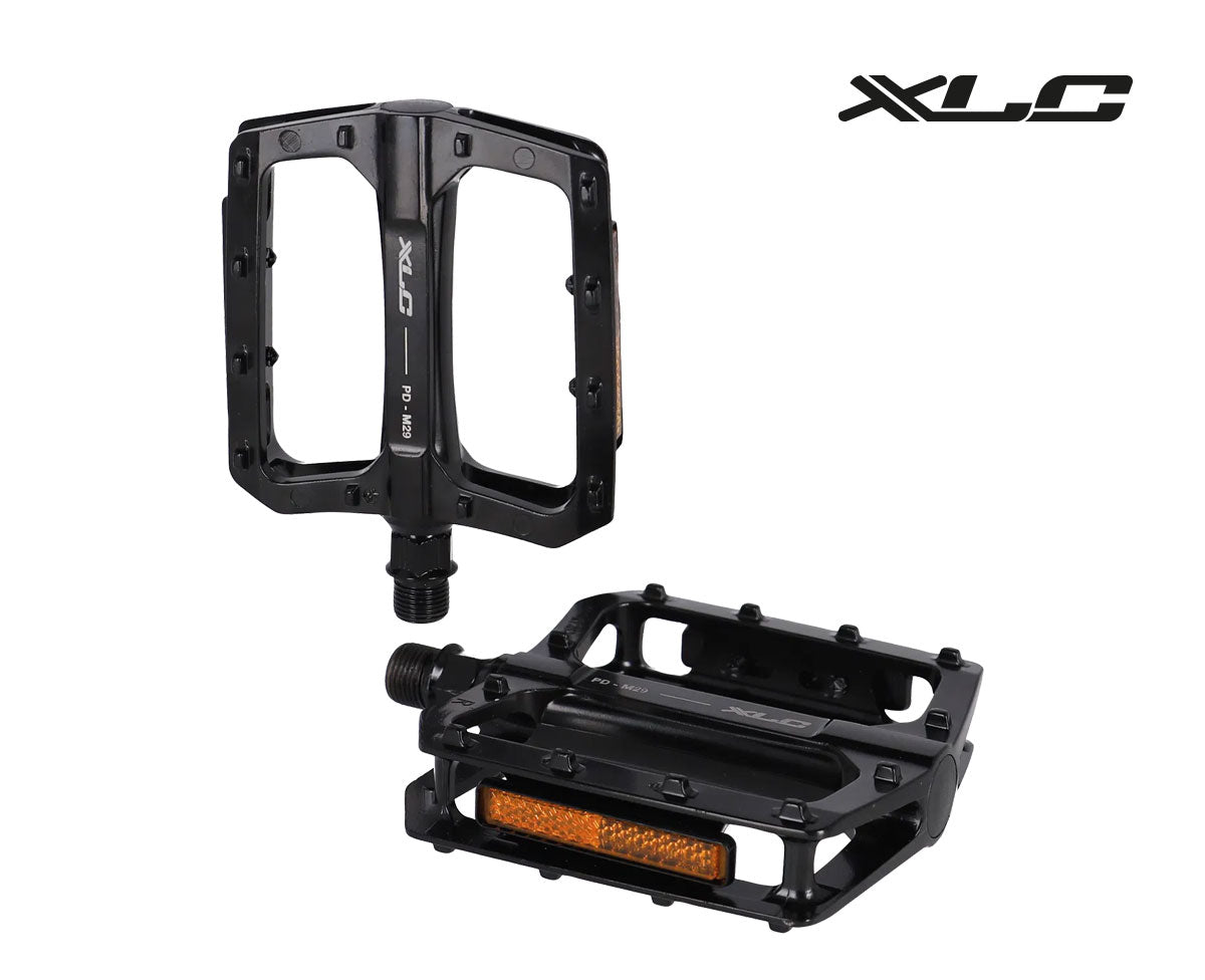 XLC Flat Pedal PD-M29 schwarz mit Reflektor