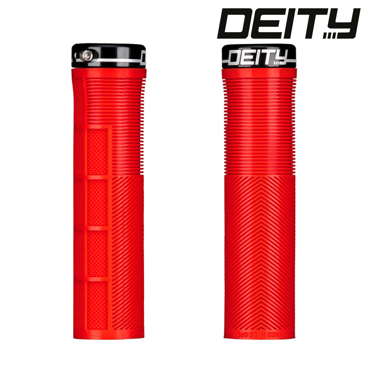 DEITY Knuckelduster Grips red