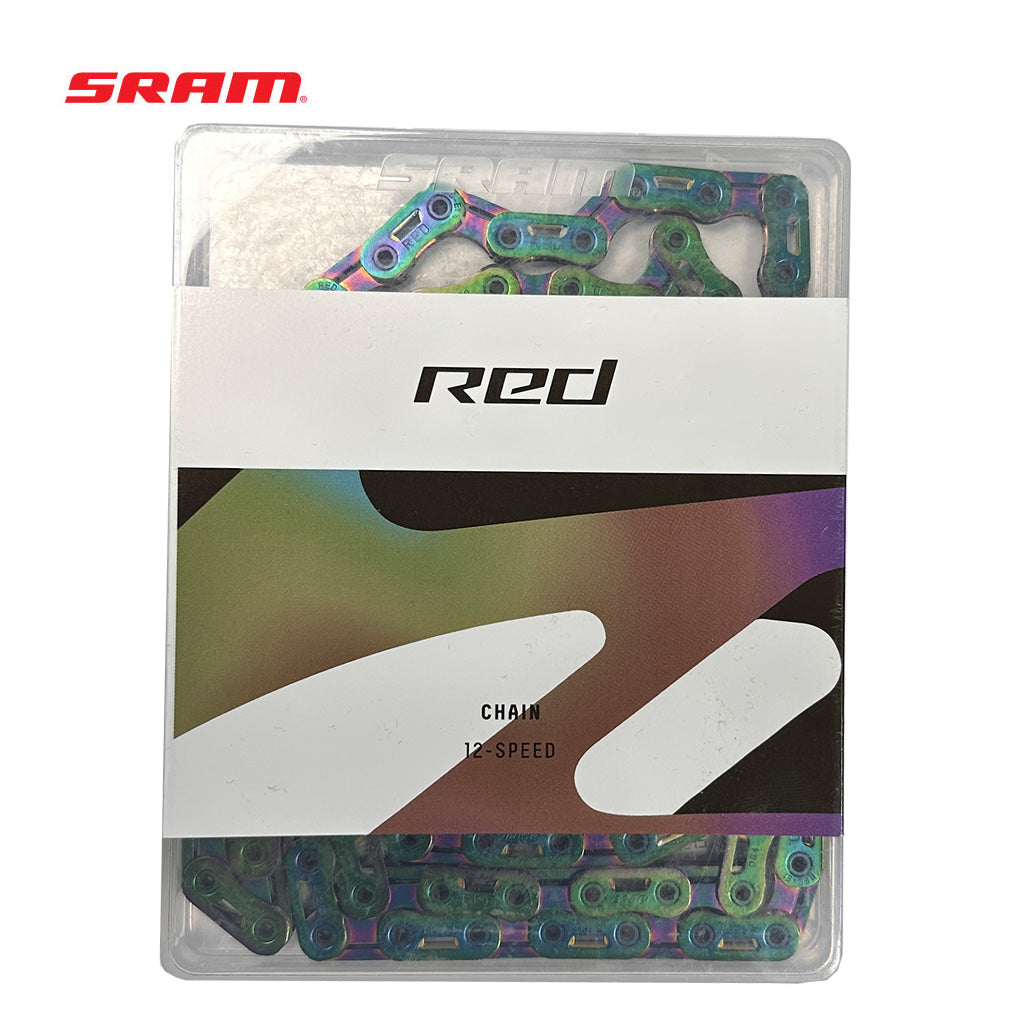 SRAM Kette 12-fach Red Flattop E1 126 Glieder,12-fach, PowerLock, Rainbow