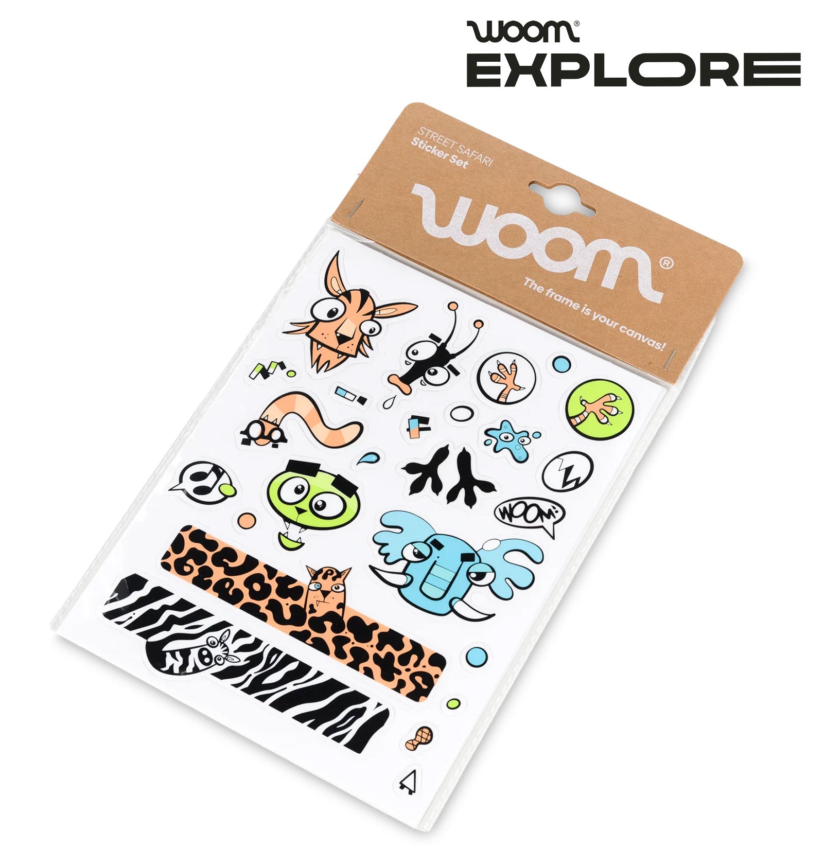 WOOM STREET SAFARI Sticker-Set